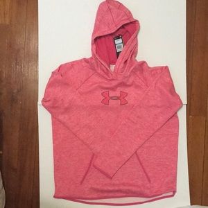 Woman pink Under Armor Hoodie XL NWT